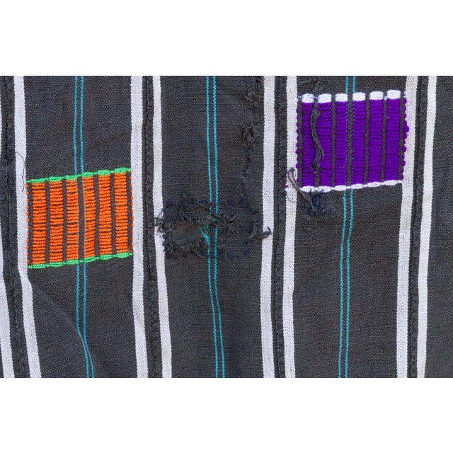 1950s Midnight Vintage Malian Mud Cloth For Sale - Image 5 of 9