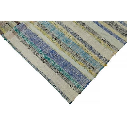 Vintage Turkish Flatweave Kilim Rug For Sale - Image 4 of 7