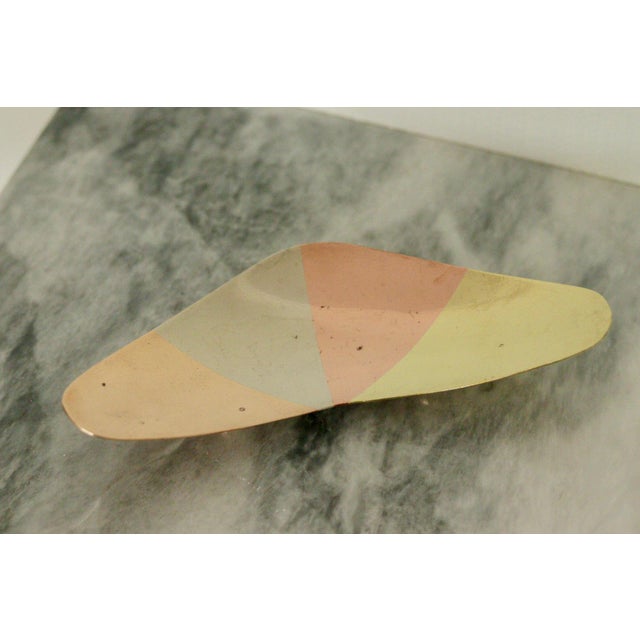 Vintage Mixed Precious Metal Dish For Sale - Image 8 of 8