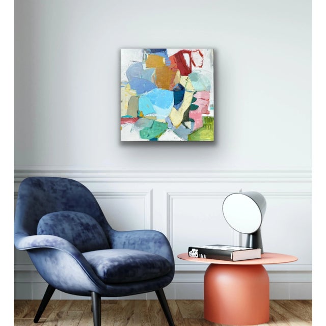 2020s "The Next Time We'll Build a Lighthouse" Contemporary Original Abstract Mixed-Media Painting by Gina Cochran For Sale - Image 5 of 5