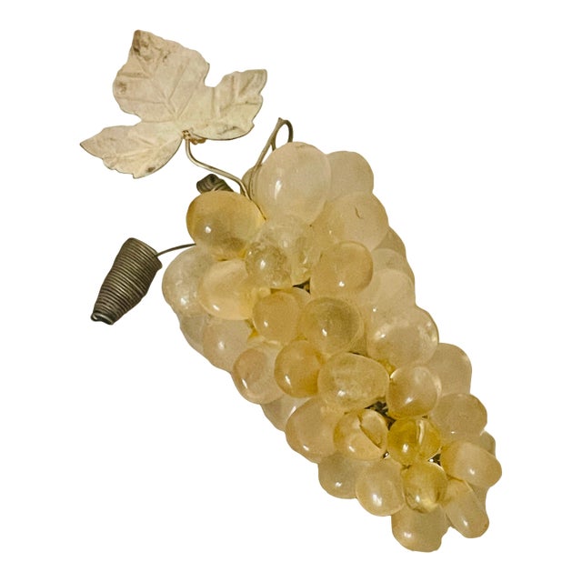 Gorgeous Vintage Quartz Grape Vine Cluster For Sale