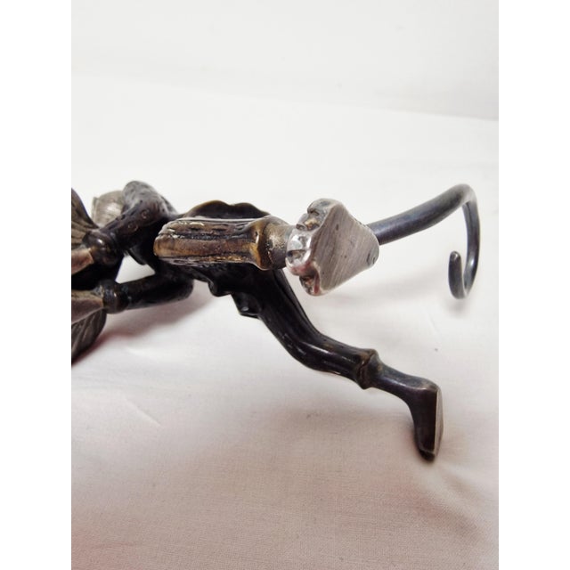 Monkey Butler Candleholders in Bronze, 1890s, Set of 2 For Sale - Image 12 of 15