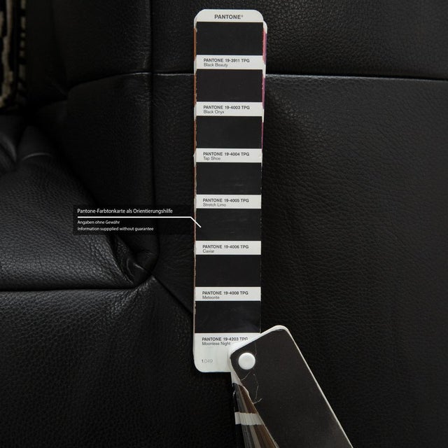 Black Tiziana Corner Sofa in Black Leather from Bretz For Sale - Image 8 of 13