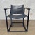 An iconic piece of Dutch architectural minimalism, this postmodern "Kubus" (Cube) FM60 armchair was designed by Radboud...