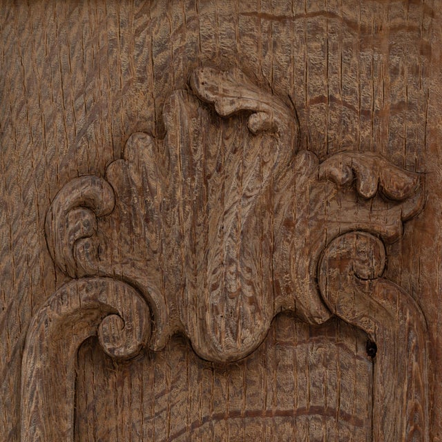 1780s French Hand-carved Oak Balustrade For Sale - Image 9 of 18