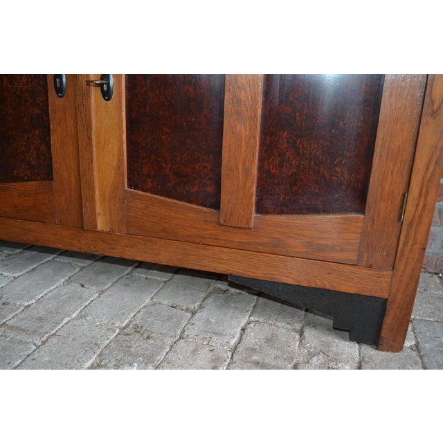 Art Deco Sideboard in Oak For Sale - Image 11 of 12