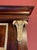 Italian Empire Mahogany and Parcel Gilt Console with Mirror and Carrara Marble Top For Sale - Image 11 of 18