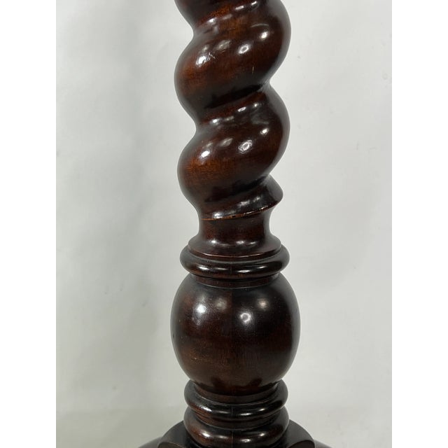 1980s Vintage Mahogany Coat Rack For Sale - Image 5 of 13