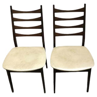 Set of Scandinavian Style Chairs in Skai For Sale