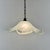 1970s Vintage Italian Thick Murano Frosted Glass Pendant Light, 1970s For Sale - Image 5 of 10