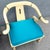 Vintage Ming Style Horseshoe Lounge Chairs With Faux Alligator Skin - A Pair For Sale - Image 4 of 11