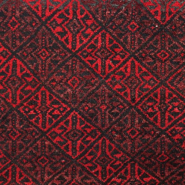 Antique Beluchi Rug in Wool For Sale - Image 3 of 7