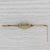 Vintage Pearl Diamond Bar Pin 14k Yellow Gold Brooch For Sale - Image 4 of 5