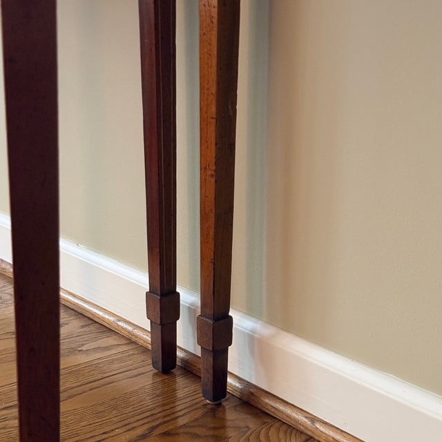 Pair of Antique Demi Lunes Circa 1800 For Sale - Image 4 of 13