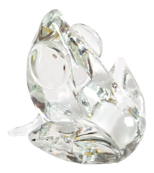 Licio Zanetti Abstract Murano Glass Frog Sculpture Italy Mid-Century Modern