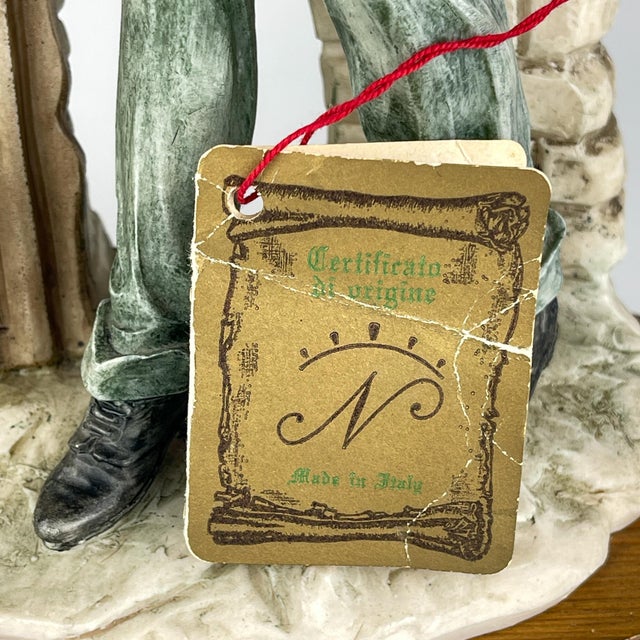 Original Ceramic Sculpture of Artist from Capodimonte, Italy, 1970s For Sale - Image 10 of 16