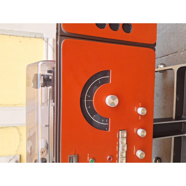 Achille & Pier Giacomo Castiglioni First Series Red RR126 Radio by Achille & Pier Giacomo Castiglioni for Brionvega, 1980s For Sale - Image 4 of 18