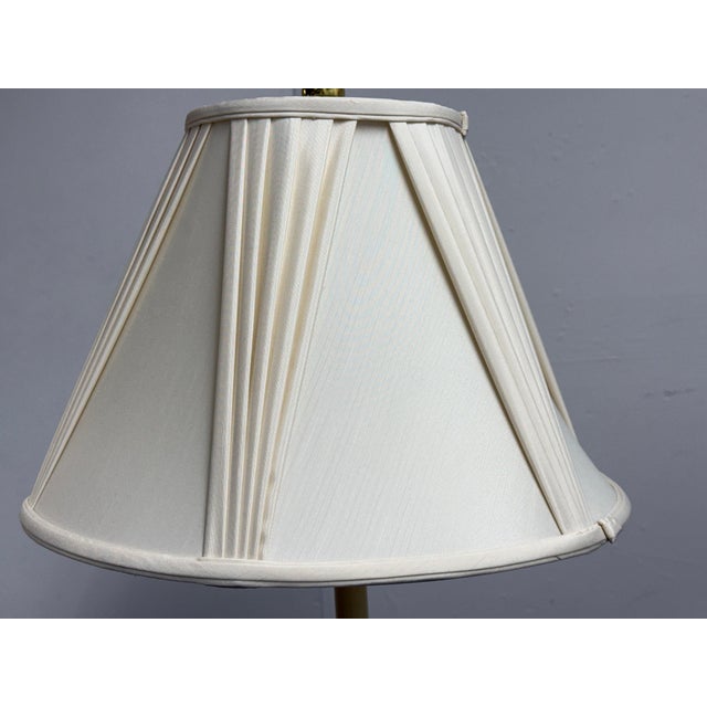 Metal Vintage Frederick Cooper Neoclassical Brass Dolphin Table Lamps - Pair For Sale - Image 7 of 12