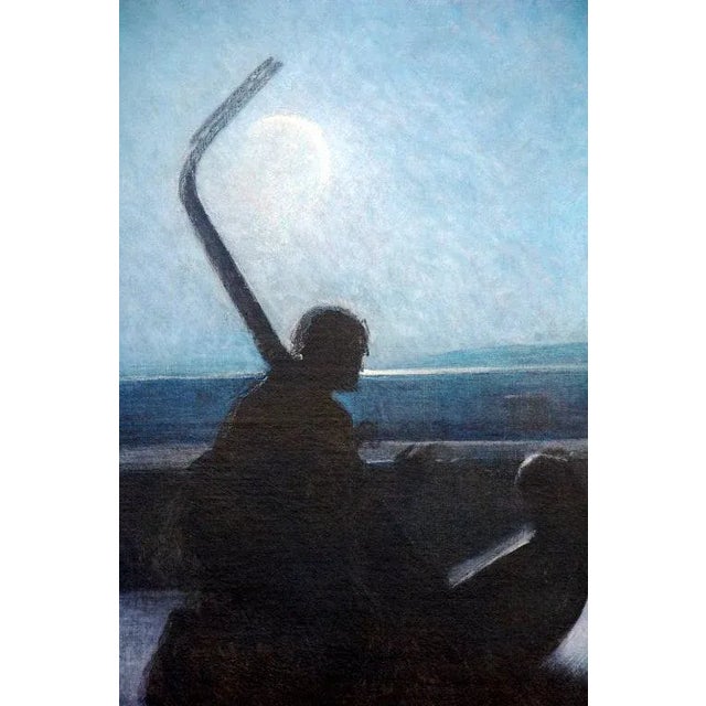 1900 - 1909 Large Continental School Style Oil Painting For Sale - Image 5 of 8