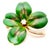 About This Brooch: A charming Krementz & Co. four leaf clover brooch, graced with a delicate matte enamel finish featuring...