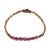 Pink 50s Star Ruby Bracelet 14k Gold Vintage Cabochon Natural Gemstone For Sale - Image 8 of 8