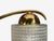1950s Swedish Modern, Small Pendant Light, Brass, Teak, Textured Glass, Sweden For Sale - Image 10 of 12