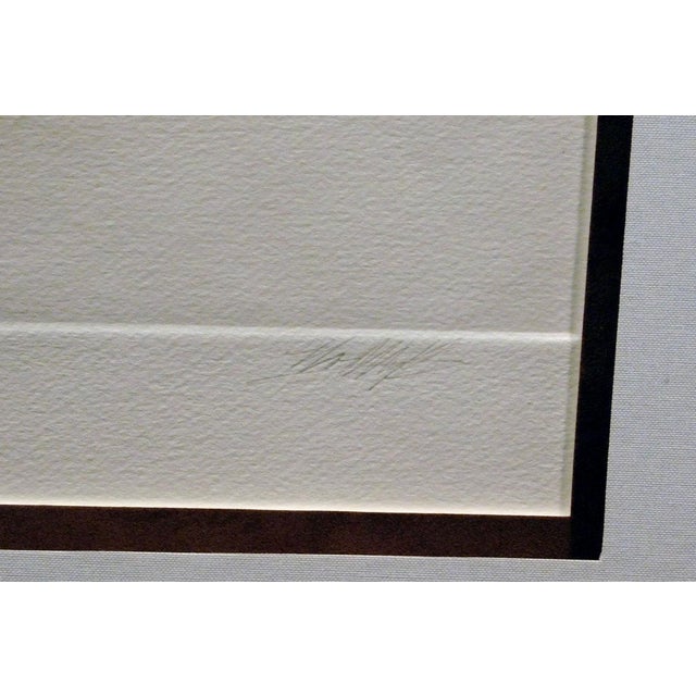 1980s Chad Neff "Warmed by a Blanket" Hand Signed & Numbered Art Etching For Sale - Image 4 of 7