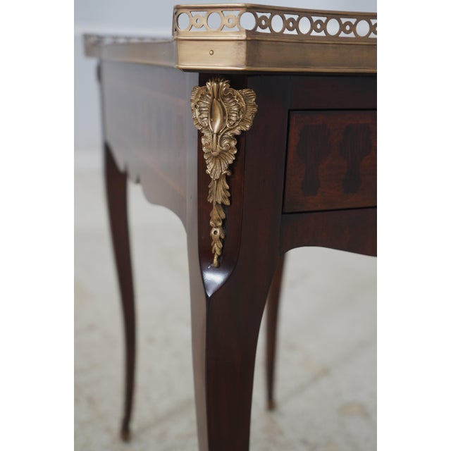 Theodore Alexander Althorp Collection Parquetry Table For Sale - Image 9 of 17