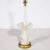 Mid-Century Modernist Sculptural Balustrade Form Table Lamp in Carrera Marble For Sale - Image 4 of 12