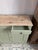 Wood Vintage Green Country Buffet, 1940s For Sale - Image 7 of 10