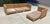 Vintage Rattan Basketweave Sectional Sofa, Billy Baldwin Style For Sale - Image 9 of 14