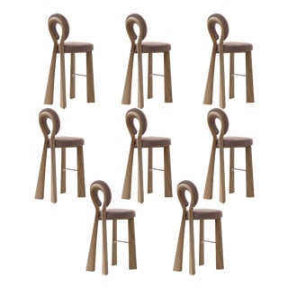 Mary Bar Chairs by Ottiu, Set of 8 For Sale