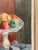 Ellis Wallin, Flowers and Fruit, 1968, Oil on Canvas, Framed For Sale - Image 8 of 16