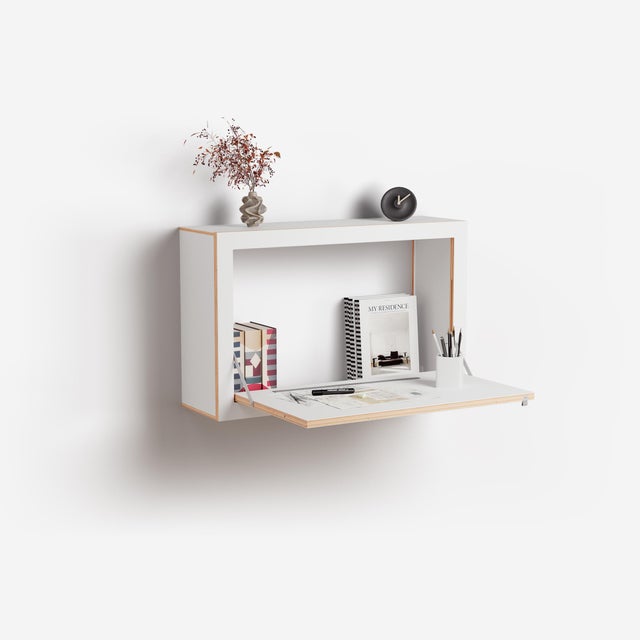 80x50x20 Folding Wall Desk with Storage from Ambivalenz For Sale - Image 9 of 18