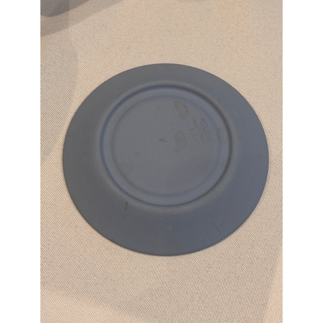 1950s Vintage Wedgwood Pale Blue Jasperware Sacrifice Collection, Demitasse Cup & Saucer, C. 1950s For Sale - Image 5 of 5