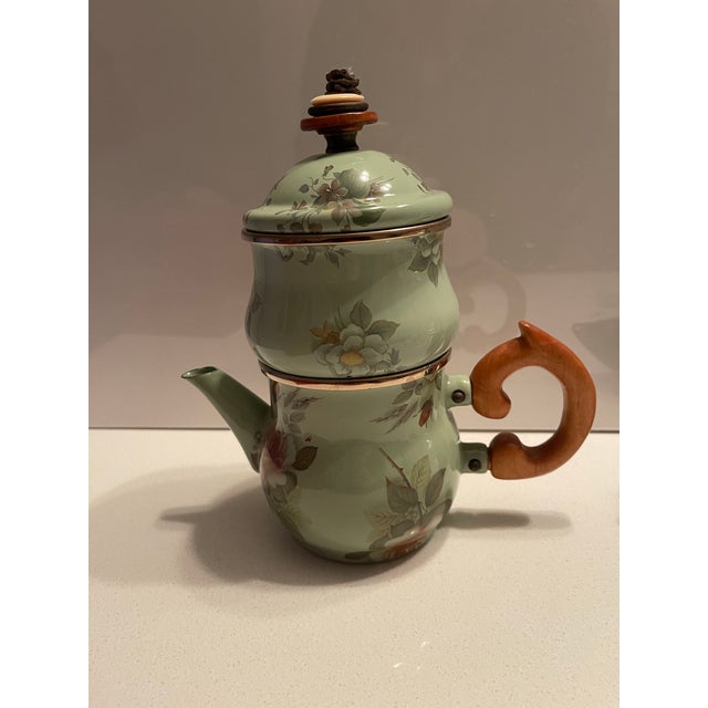 This set is traditionally sold with a base larger stacking teapot. A teapot is not included in this set. Heavy-gauge,...