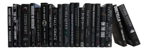 Decorative Books - Black Tie Dust Jacket Books - Black Books By The Foot