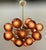 21st Century Ovale Natural Brass Frosted Amethyst Murano Sputnik Chandelier by Fabio LTD For Sale - Image 6 of 9