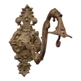 Antique Brass Wall Hook | Heavy Duty Indian Temple Bell Hanger | Ornate Metal Robe Hook | Ethnic Entryway Decor | Diwali Gift | Housewarming For Sale