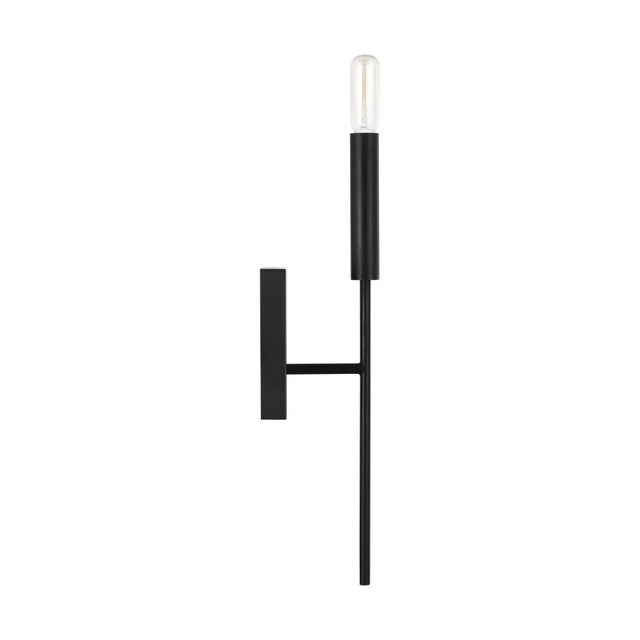 Ebony ED Ellen DeGeneres by Visual Comfort Studio Brianna Tail Sconce, Aged Iron For Sale - Image 8 of 10