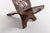 Brown Set of Vintage African Carved Chairs For Sale - Image 8 of 10