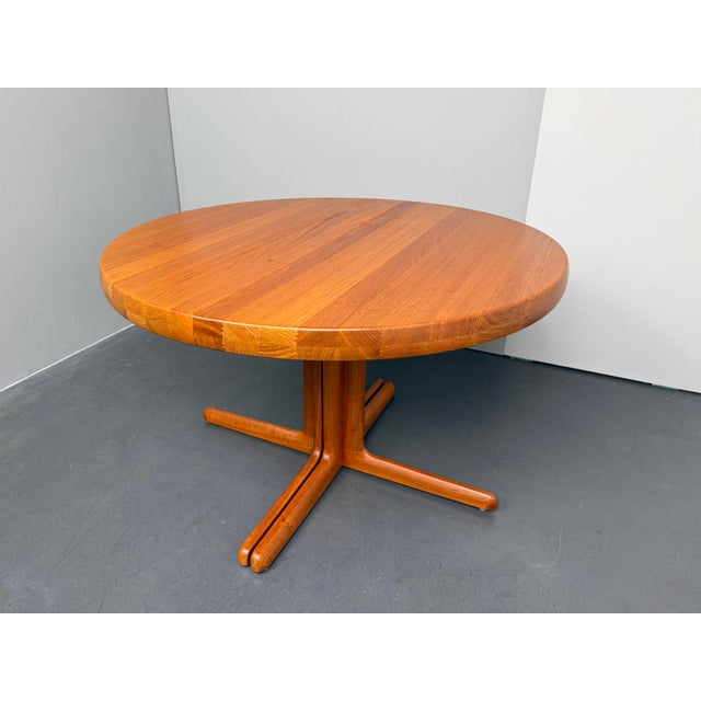 Extendable Dining Table in Teak Wood by Juul Kristensen for Brdr. Juul Kristensen, Denmark, 1970s For Sale - Image 11 of 13