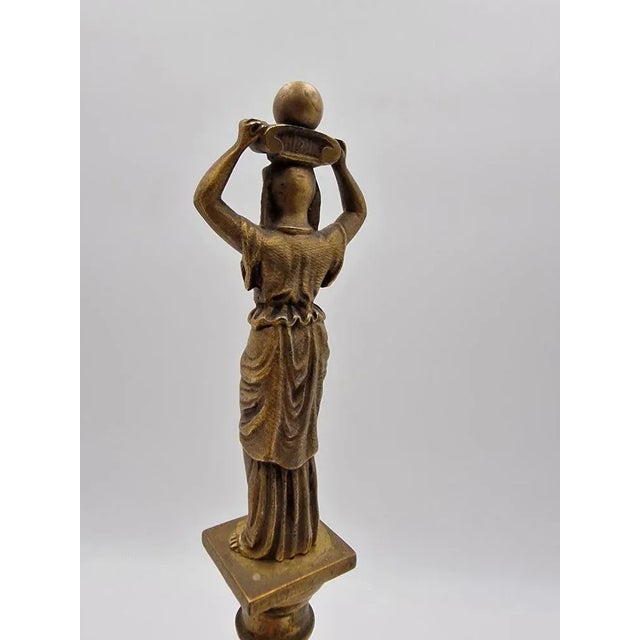 Gilded Bronze Sculpture Inspired by Ancient Egypt, Late 1800s For Sale - Image 3 of 9