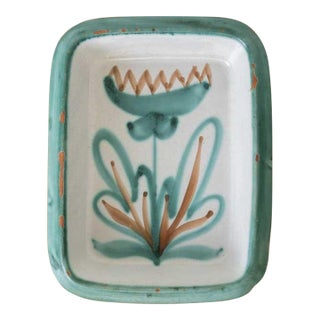 1950s French Ceramic Flower Dish by Robert Picault, Vallauris For Sale