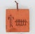 Mid 20th Century Set of Three Vintage Square Egyptian Style Terracotta Wall Hangings For Sale - Image 5 of 12