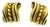 1980s Pair of Barry Kieselstein-Cord 1982 Omega Collection 18k Green Gold Scroll Earrings For Sale