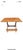 1950s Mid-Century Split Bamboo Folding Table For Sale - Image 10 of 12