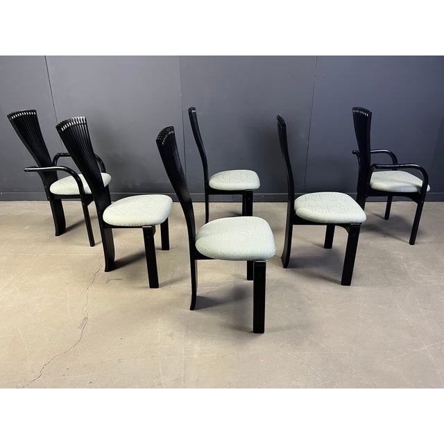 Totem Chairs by Torstein Nilsen for Westnofa, 1980s, Set of 6 For Sale - Image 9 of 14