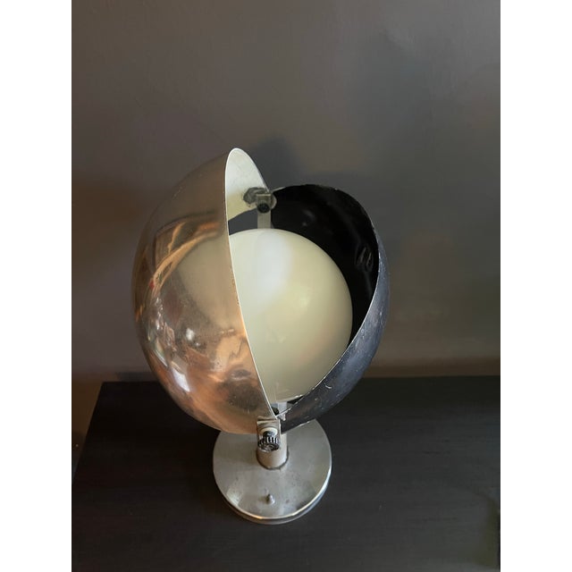 Mid 20th Century Space Age–Inspired Sculptural Table Lamp For Sale - Image 9 of 11