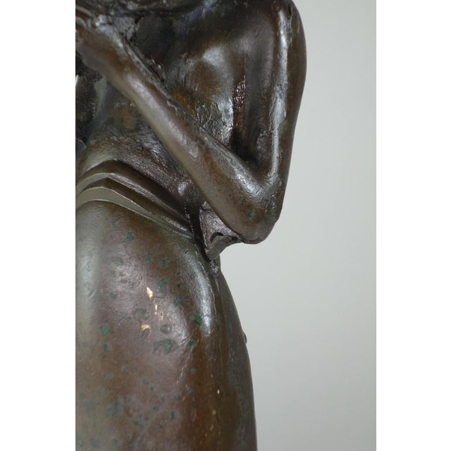 Bronze Sculpture of Woman, Early 1900s For Sale - Image 9 of 17